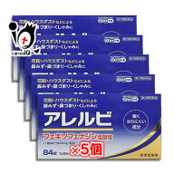 【第2類医薬品】★アレルビ 84錠×5個セット【皇漢堂製薬】眠くなりにくい成分 花粉・ハウスダスト 鼻み…