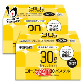 【第2類医薬品】コトブキ浣腸30パステル 30g x 20個入 x 2箱セット【ムネ製薬】