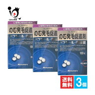 【第2類医薬品】のむ発毛促進剤 ハツモール内服錠 180錠×3個セット【田村治照堂】10種類の有効成分配合 …