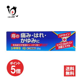 【19日限定ポイント5倍】【指定第2類医薬品】ジ軟膏S iQ 25g【中央製薬】オシリアと同じ成分配合 痔 痔の薬 痔軟膏 肛門 いぼ痔 イボ痔 きれ痔 切れ痔 裂肛 痛み はれ かゆみ 塗り薬 外用薬 ジェネリック