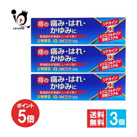 【19日限定ポイント5倍】【指定第2類医薬品】ジ軟膏S iQ 25g×3個セット【中央製薬】オシリアと同じ成分配合 痔 痔の薬 痔軟膏 肛門 いぼ痔 イボ痔 きれ痔 切れ痔 裂肛 痛み はれ かゆみ 塗り薬 外用薬 ジェネリック
