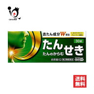 【第2類医薬品】★去痰錠iQ 30錠【中央製薬】去たん成分W配合 痰 たん 咳 鎮咳去痰薬 去痰錠 痰切り 痰止…