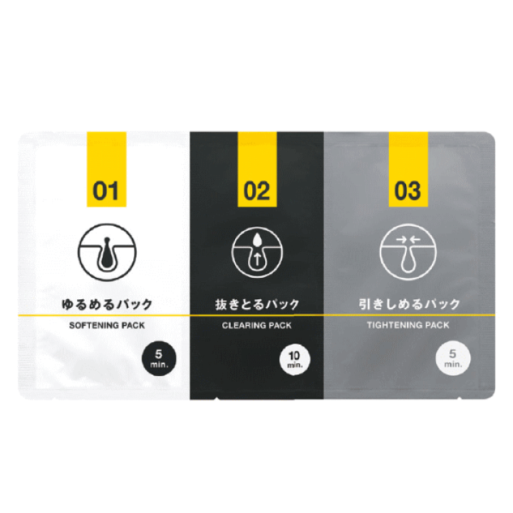 楽天市場】BCL ツルリ トータルケアパック 3回分 毛穴坊主 : クスリの