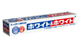 ライオン　ホワイト＆ホワイト　薬用ハミガキ　歯みがき　(150g)　【医薬部外品】