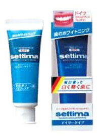 サンスター　settima　セッチマ　はみがき　デイリータイプ　(80g)　美白歯磨き　ホワイトニング　【医薬部外品】