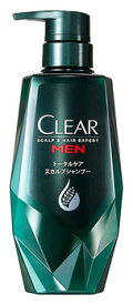 ユニリーバ クリアフォーメン トータルケア スカルプシャンプー ポンプ (350g) CLEAR for men