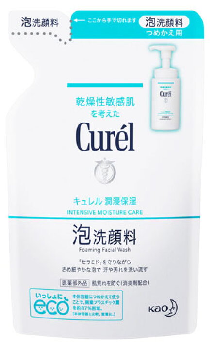 激安超特価 1個 キュレル 花王 泡洗顔料 つめかえ用 130ml econet.bi