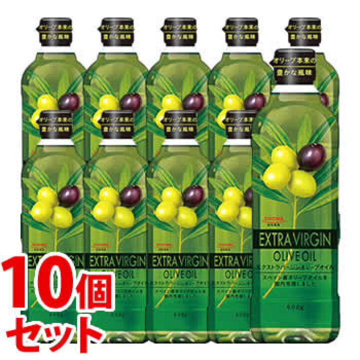 楽天市場 セット販売 昭和産業 エクストラバージンオリーブオイル 600g 10個セット オリーブオイル エキストラバージン 軽減税率対象商品 くすりの福太郎 楽天市場店