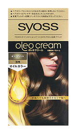 ヘンケルジャパン サイオス オレオクリーム ヘアカラー 3M オリーブマット (1個) 白髪染め syoss　【医薬部外品】