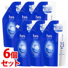 【特売】　《セット販売》　P&G エイチアンドエス モイスチャー シャンプー つめかえ用 超特大サイズ (800mL)×6個セット 詰め替え用 h＆s　【医薬部外品】　【P＆G】