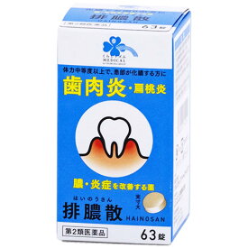 【第2類医薬品】くらしリズム メディカル 排膿散エキス錠J (63錠) 排膿散 はいのうさん