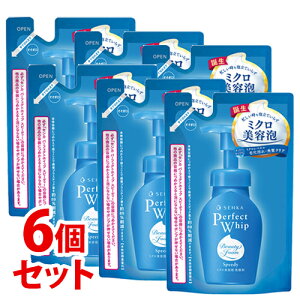 【特売】 《セット販売》 ファイントゥデイ 洗顔専科 パーフェクトホイップ スピーディー つめかえ用 (130mL)×6個セット 詰め替え用 泡タイプ 洗顔フォーム