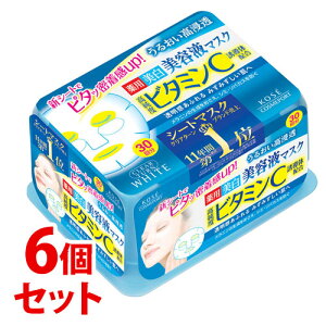 《セット販売》 コーセーコスメポート クリアターン エッセンスマスク ビタミンC (30枚)×6個セット シートマスク 【医薬部外品】