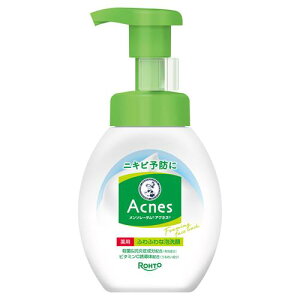 ロート製薬 メンソレータム アクネス 薬用ふわふわな泡洗顔 160mL 洗顔料 ニキビ  本体【医薬部外品】