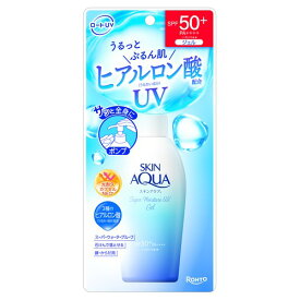 ロート製薬 スキンアクア スーパーモイスチャージェル ポンプ (140g) SPF50+ PA++++ 顔 からだ用 日やけ止めジェル