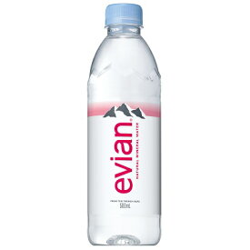 ☆北海道・九州も送料無料！伊藤園 evian エビアン 500mL PET×24本セット（1ケース）【ミネラルウォーター】【硬水】※沖縄・離島への発送は出来ません/ヤマト運輸での発送不可商品です