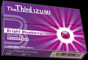 ☆ニコチンゼロの茶葉スティック!Future Technology The Third IZUMI(ザ サード イズミ) ブライト・ブルーベリー 20本入り×50個セット(5カートン)