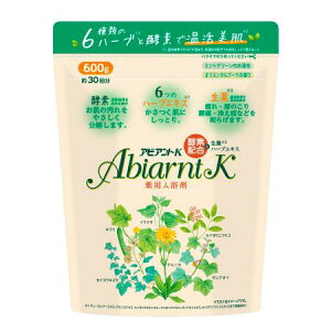 祐徳薬品 薬用入浴剤 浴用アビアントK 600g(約30回分)×12個セット【医薬部外品】