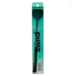 ��TPE���̃u���V�ŐV���o�̐㖁���̌��ISWAG TONGUE CLEANER BLACK�i�X���b�O �^���N���[�i�[ �u���b�N�j 1�{