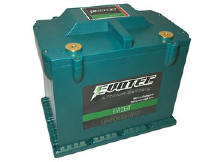 楽天市場 Evotec エヴォテック Ev 1260 リチウムイオンバッテリー クルマ用 エヴォルテックジャパン の新製品です エボテック 自動車専用 過放電保護機能 オルタノイズ除去機能付き モーターラヴァー