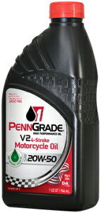 yO[h1 oCNp}`O[h 20W-50A10W-40 oCNpGWIC ŐԁAԁANVbN~j PENNGRADE1 V2 4-Stroke Motorcycle Oil 1QTi946mljiubhyj