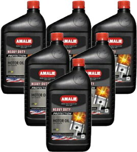 6{Zbg̓|Cg5{IA}[ wr[f[eB[ AMALIE HEAVY DUTY SAE30ASAE40ASAE50 z100̃VOO[hGWIC 1QTi946mlj×6{Zbg