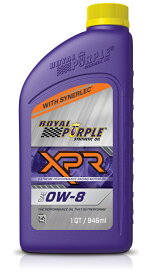 正規輸入品 ロイヤルパープル XPR 0W-8 ROYAL PURPLE SYNTHETIC OIL XPR スポーツ走行、サーキット走行用エンジンオイル 1QT（0.946L）