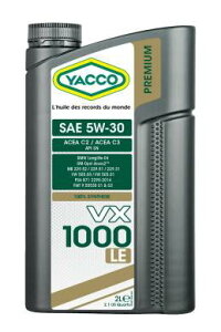 YACCO VX-1000 LE 5W-30 bR[EVX1000LE bRŐV^̓GWIC 2L{g VX-1703FAP̌pICłB