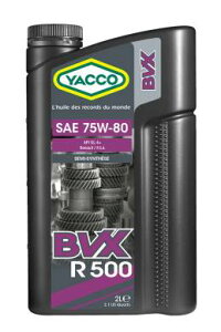 YACCO BVX-R500 75W-80 ヤッコー BVX R500 ヤッコの半化学合成ギアオイル ミッションオイル 2Lボトル