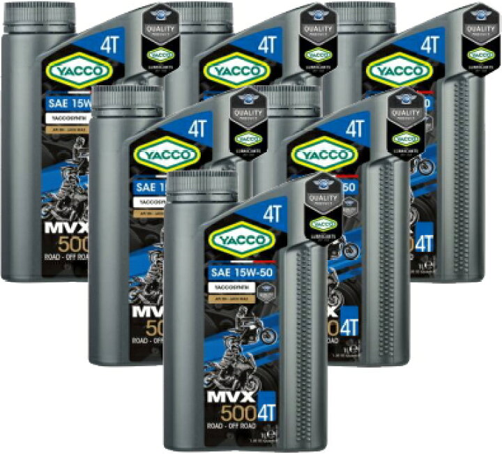 楽天市場】YACCO MVX 500 4T 15W-50、10W-40 ヤッコー・MVX 500 4スト 