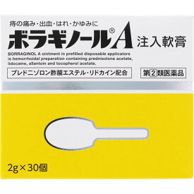 【第(2)類医薬品】 武田薬品工業 ボラギノールA注入軟膏 2g×30コ 【送料込/メール便発送】