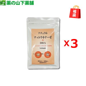 y܁zyzi`ibgELi[[ {DHA 60 3Zbg [ ȂƂ Natural Natto Kinasey̔ 11/25`1/14z