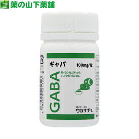 【送料無料】ワカサプリ　ギャバ（ GABA）サプリメント 30粒　ガンマアミノ酪酸