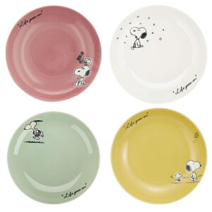 ピーナッツ シーズン パスタプレートセット 4枚セット PEANUTS パスタ皿 21cm 結婚お祝い 出産内祝い 引き出物 敬老の日 結婚引出物 結婚内祝い お返し お祝い 記念品 母の日 父の日 入学祝 快気