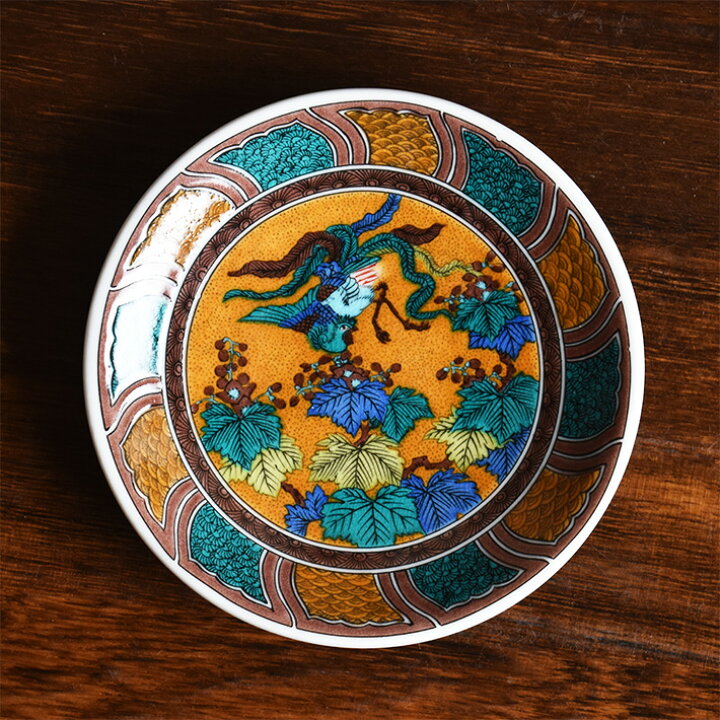 楽天市場】九谷焼 豆皿 6枚セット（ 径 約12cm ） 古九谷名品風（ 和 