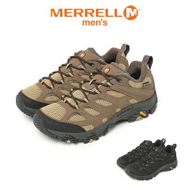 【週末セール開催！】 メレル モアブ 3 シンセティック ハイキングシューズ ゴアテックス メンズ ブラック 黒 ブラウン 靴 シューズ 防水 トレッキング GORE-TEX ローカット MERRELL MOAB 3