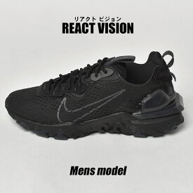 【アーリーサマーSALE開催！】 ナイキ スニーカー メンズ リアクト ビジョン REACT VISION ブラック 黒 靴 シューズ ローカット NIKE CD4373