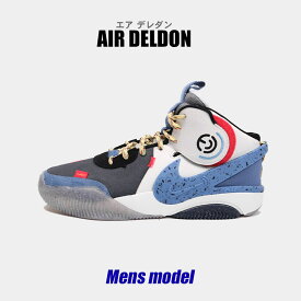 【スーパーセール開催！】 ナイキ スニーカー メンズ NIKE AIR DELDON ホワイト 白 グレー 靴 シューズ カジュアル ストリート ハイカット スポーツ シューレース ブランド 運動 スポーティ 通勤 通学 部活 おしゃれ 快適 ブルー 青 マルチ マルチカラー NIKE DM4096