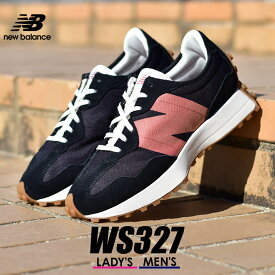 【＼祝／9周年SALE開催！】 new balance 327 ニューバランス スニーカー レディース メンズ WS327 靴 シューズ ローカット ピンク ブラック 黒 ブランド スポーツ カジュアル ロゴ おしゃれ シンプル 定番 人気 通勤 通学 学生 オフィス 部活 運動 NB 大きいサイズ