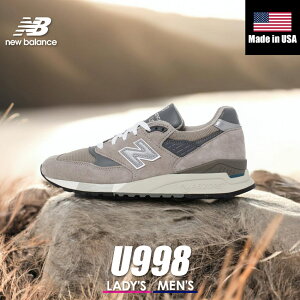 �j���[�o�����X 998 �X�j�[�J�[ ���f�B�[�X �����Y �A�����J�� �O���[ �C �V���[�Y ���[�J�b�g �X�E�F�[�h ���U�[ �{�v ���C�YD new balance Made in USA U998