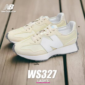 ニューバランス 327 スニーカー レディース WS327 ベージュ 靴 シューズ カジュアル ローカット レザー 本革 リボン new balance WS327MO