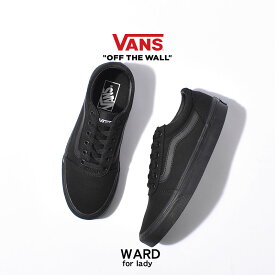 VANS スニーカー バンズ ワード USA 企画 レディース ウィメンズ ブラック 黒 靴 シューズ ローカット スケーター スケート スケシュー ローテク カジュアル ストリート 人気 おしゃれ 定番 シンプル ヴァンズ WARD VN0A3IUN186