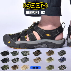 【アーリーサマーSALE開催！】 KEEN NEWPORT H2 キーン ニューポート H2 サンダル スポーツサンダル メンズ ブラック 黒 靴 シューズ