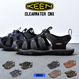 【週末セール開催！】 KEEN CLEAR WATER CNX キーン クリアウォーター サンダル メンズ ブラック ブラウン グレー 黒 靴 シューズ スポーツサンダル