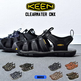 【スーパーセール開催！】 KEEN CLEAR WATER CNX キーン クリアウォーター サンダル メンズ ブラック ブラウン グレー 黒 靴 シューズ スポーツサンダル