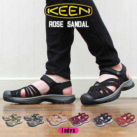 【マラソンセール開催！】 KEEN キーン ローズサンダル ROSE SANDAL サンダル レディース ブラック ブルー パープル グリーン グレー 黒 青 靴 シューズ スポーツサンダル