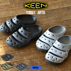 【スーパーセール開催！】 キーン ヨギ アーツ KEEN YOGUI ARTS メンズ サンダル ブラック シルバー 靴 シューズ アウトドア 軽量 ヨギー 1002036