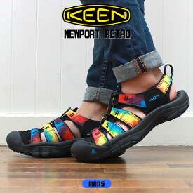 KEEN NEWPORT RETRO キーン ニューポート レトロ サンダル メンズ ブラック 黒 靴 シューズ スポーツサンダル 軽量