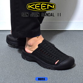 KEEN SAN JUAN SANDAL II キーン サン フアン サンダル サンダル メンズ ブラック 黒 スリッポン シューズ 靴 1028591