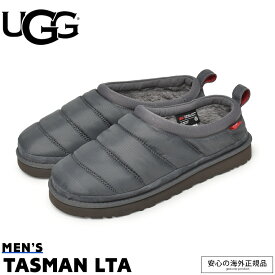 【マラソンセール開催！】 UGG メンズ スリッポン アグ M タスマン LTA グレー シューズ スリップオン 履きやすい 歩きやすい 通勤 毎日使い 普段使い デイリーユース タウンユース お出かけ ギフト プレゼント シンプル カジュアル 本革 軽量 通気性 M TASMAN LTA